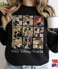 Vintage Disney Princess Halloween Shirt Retro Walt World Sweatshirt Unisex 3 Vintage Disney Princess Halloween Shirt Retro Walt World Sweatshirt Unisex 4
