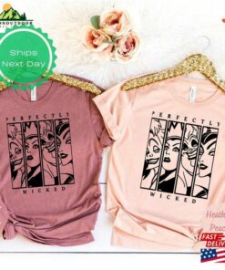 Vintage Disney Villains Evil Tour Shirt Retro Characters T-Shirt Friends 2023 Matching Unisex Sweatshirt