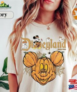 Vintage Disneyland Halloween Comfort Color Shirt Disneyworld 2023 Retro Matching Unisex T-Shirt