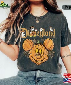 Vintage Disneyland Halloween Comfort Color Shirt Disneyworld 2023 Retro Matching Unisex T-Shirt