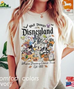 Vintage Disneyland Halloween Comfort Colors Shirt Mickey And Friends T-Shirt Sweatshirt