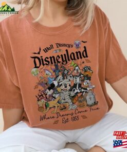 Vintage Disneyland Halloween Comfort Colors Shirt Mickey And Friends T-Shirt Sweatshirt
