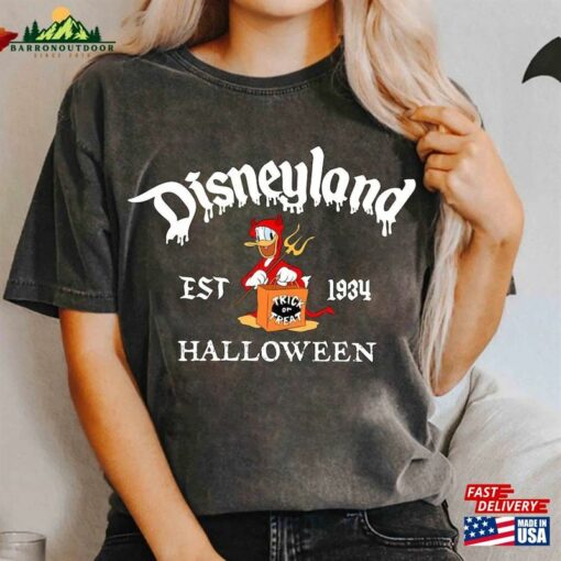 Vintage Disneyland Halloween Shirt Retro Mickey Disney Vacation T-Shirt Unisex