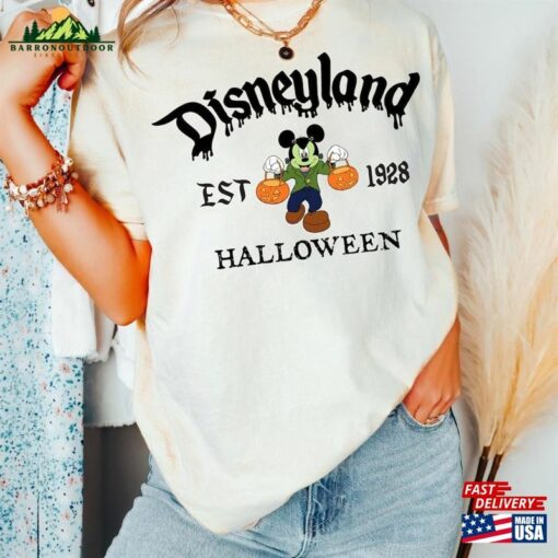 Vintage Disneyland Halloween Shirt Retro Mickey Disney Vacation T-Shirt Unisex