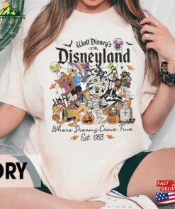 Vintage Disneyland Halloween Trick Or Treat Comfort Colors Shirt Disney Mickey Friends Sweatshirt Unisex 3