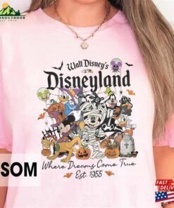 Vintage Disneyland Halloween Trick Or Treat Comfort Colors Shirt Disney Mickey Friends Sweatshirt Unisex 4