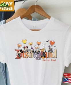Vintage Disneyland Halloween Trick Or Treat Comfort Colors Shirt Disney Mickey Hoodie Unisex