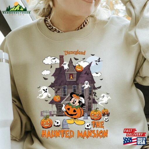 Vintage Disneyland Haunted Mansion Sweatshirt The Shirt Mickey Halloween Hoodie