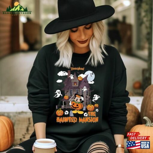 Vintage Disneyland Haunted Mansion Sweatshirt The Shirt Mickey Halloween Hoodie