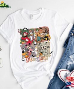 Vintage Disneyland Trick Or Treat Shirt Halloween Mickey And Friends Hoodie Sweatshirt 3