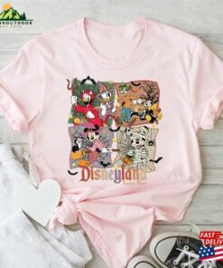 Vintage Disneyland Trick Or Treat Shirt Halloween Mickey And Friends Hoodie Sweatshirt 4