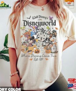 Vintage Disneyworld Halloween Shirts Trick Or Treat Shirt Disney Mickey Sweatshirt Unisex Vintage Disneyworld Halloween Shirts Trick Or Treat Shirt Disney Mickey Sweatshirt Unisex