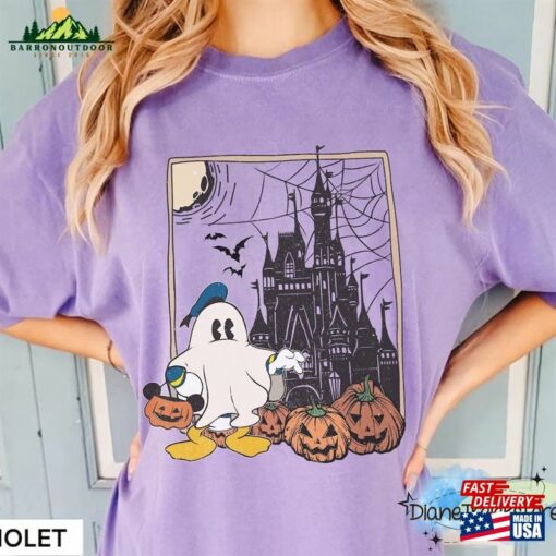 Vintage Donald Duck Ghost Shirt Halloween Magic Kingdom Unisex Classic