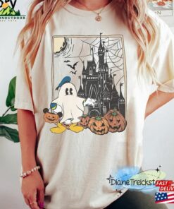 Vintage Donald Duck Ghost Shirt Halloween Magic Kingdom Unisex Classic 2 Vintage Donald Duck Ghost Shirt Halloween Magic Kingdom Unisex Classic 3