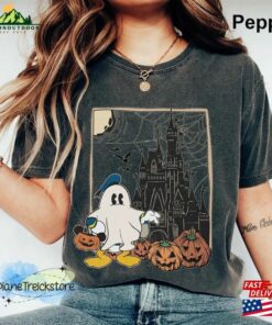Vintage Donald Duck Ghost Shirt Halloween Magic Kingdom Unisex Classic 3 Vintage Donald Duck Ghost Shirt Halloween Magic Kingdom Unisex Classic 4