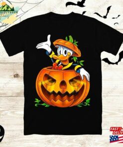 Vintage Donald Duck Halloween Shirt Nightmare On The Main Street Disney Hoodie T Shirt 3