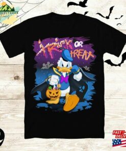 Vintage Donald Duck Halloween Shirt Nightmare On The Main Street Disney Hoodie T Shirt 4