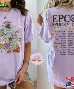 Vintage Epcot Halloween Spooky Tour 2023 Shirt Retro Disney World Mickey And Friend Classic Sweatshirt