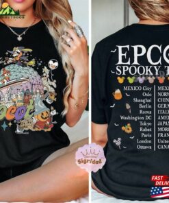 Vintage Epcot Halloween Spooky Tour 2023 Shirt Retro Disney World Mickey And Friend Classic Sweatshirt