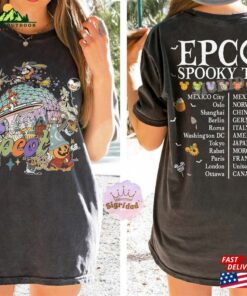 Vintage Epcot Halloween Spooky Tour 2023 Shirt Retro Disney World Mickey And Friend Classic Sweatshirt 4