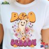 Vintage Ghost T-Shirt Boo Season Retro Halloween Cute Crewneck Classic Sweatshirt