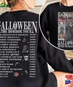 Vintage Halloween Characters The Horror Tour Shirt Universal Studios Nights 2023 Classic T-Shirt