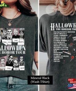 Vintage Halloween Characters The Horror Tour Shirt Universal Studios Nights 2023 In My Era Sweatshirt Hoodie