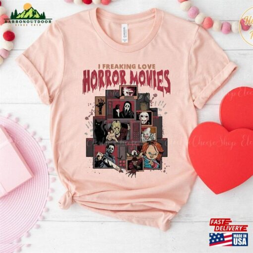 Vintage Halloween Characters The Horror Tour Shirt Universal Studios Nights 2023 Sweatshirt Classic