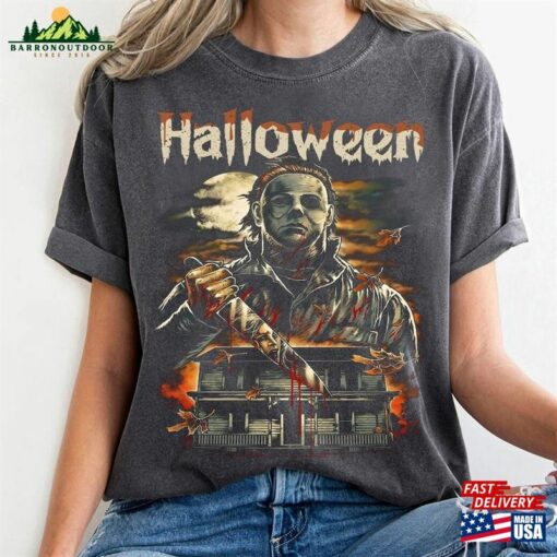 Vintage Halloween Myers Comfort Colors Shirt Retro Horror Movie Michael Classic Sweatshirt