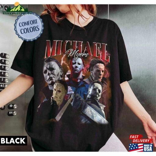 Vintage Halloween Shirt Michael Myers Horror 90S T-Shirt Movie Sweatshirt Classic