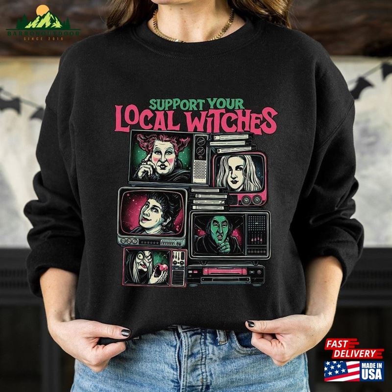 Vintage Halloween The Sanderson Sisters Comfort Color Shirt Witch Hocus Pocus Unisex Sweatshirt Classic Vintage Halloween The Sanderson Sisters Comfort Color Shirt Witch Hocus Pocus Unisex Sweatshirt Classic