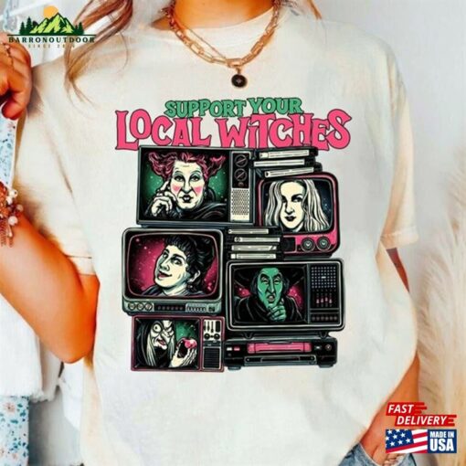 Vintage Halloween The Sanderson Sisters Comfort Color Shirt Witch Hocus Pocus Unisex Sweatshirt Classic