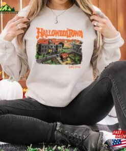 Vintage Halloween Town Est 1998 Shirt Pumpkin Halloweentown Party Classic Unisex 3
