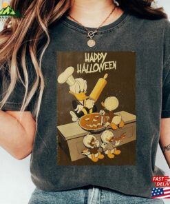 Vintage Happy Halloween Donald Comfort Colors Shirt Duck Cute Baking Unisex Sweatshirt