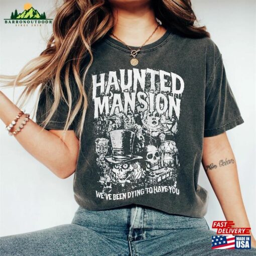 Vintage Haunted Mansion Comfort Colors Shirt The Disney Halloween Sweatshirt Classic