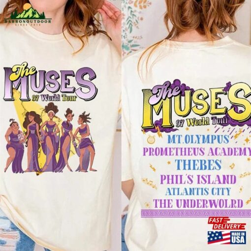 Vintage Hercules The Muses 97 World Tour Shirt Classic Unisex