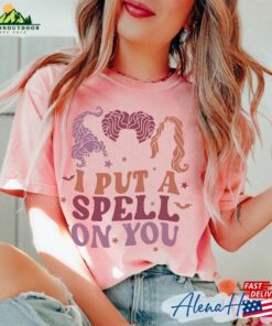 Vintage Hocus Pocus Comfort Colors Shirt I Put A Spell On You Sanderson Sisters Sweatshirt T-Shirt Unisex Vintage Hocus Pocus Comfort Colors Shirt I Put A Spell On You Sanderson Sisters Sweatshirt T-Shirt Unisex
