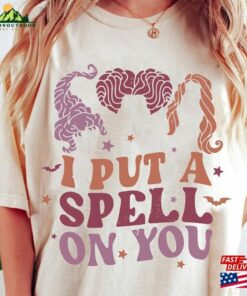Vintage Hocus Pocus Comfort Colors Shirt I Put A Spell On You Sanderson Sisters Sweatshirt T-Shirt Unisex