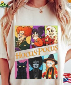 Vintage Hocus Pocus Comfort Colors Shirt Retro Sanderson Sisters Halloween Shirts Classic Unisex