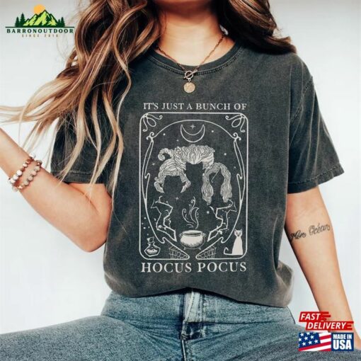 Vintage Hocus Pocus Shirt It’s Just A Bunch Of Halloween Unisex Classic