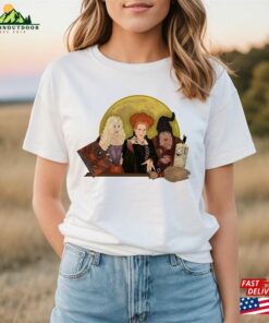 Vintage Hocus Pocus Shirt Sanderson Sisters Halloween Disneyland Family Trip Vacation Gift Hoodie Sweatshirt
