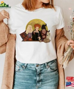 Vintage Hocus Pocus Shirt Sanderson Sisters Halloween Disneyland Family Trip Vacation Gift Hoodie Sweatshirt