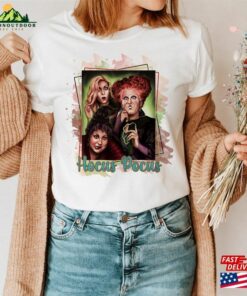 Vintage Hocus Pocus Unisex Comfort Color Shirt Pocu T-Shirt Hocuss Halloween