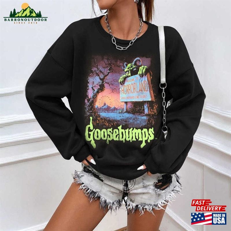 Vintage Horror Goosebumps Shirt One Day At Horrorland Shirts Rl Stine T-Shirt Unisex Vintage Horror Goosebumps Shirt One Day At Horrorland Shirts Rl Stine T-Shirt Unisex