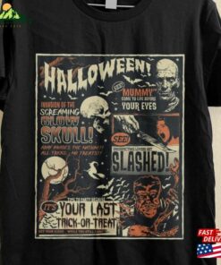 Vintage Horror Movie Terror Old Time Halloween Sweatshirt Hoodie