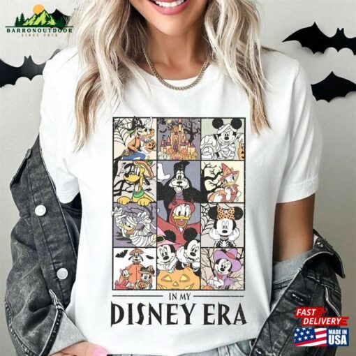 Vintage In My Disney Era Halloween Shirt Mickey And Friends 2023 Party Hoodie Sweatshirt