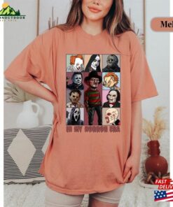 Vintage In My Horror Era Shirt Halloween Characters Movie Unisex Classic 3