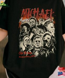 Vintage Michael M Y E R S Shirt Horror Movie Thriller Sweatshirt Classic