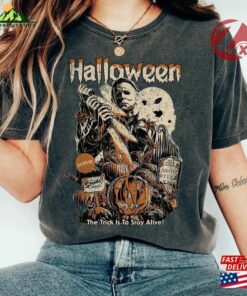 Vintage Michael Myers Halloween Crewneck Sweatshirt T-Shirt Horror Movies Tee