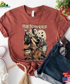 Vintage Michael Myers Halloween Crewneck Sweatshirt T Shirt Horror Movies Tee 4